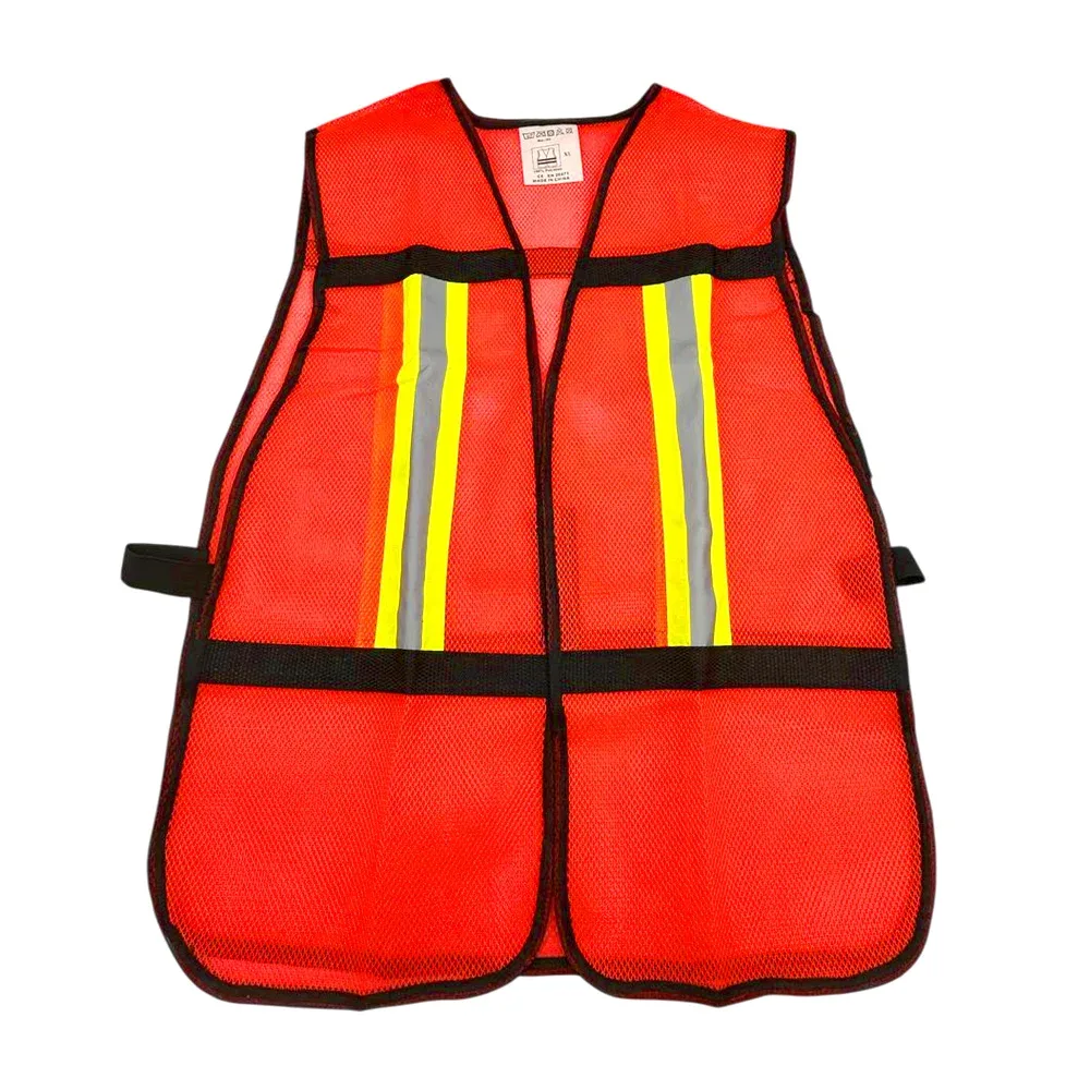 Chaleco de seguridad fumetax de malla con cintas reflejantes, talla xl / sw-8204008