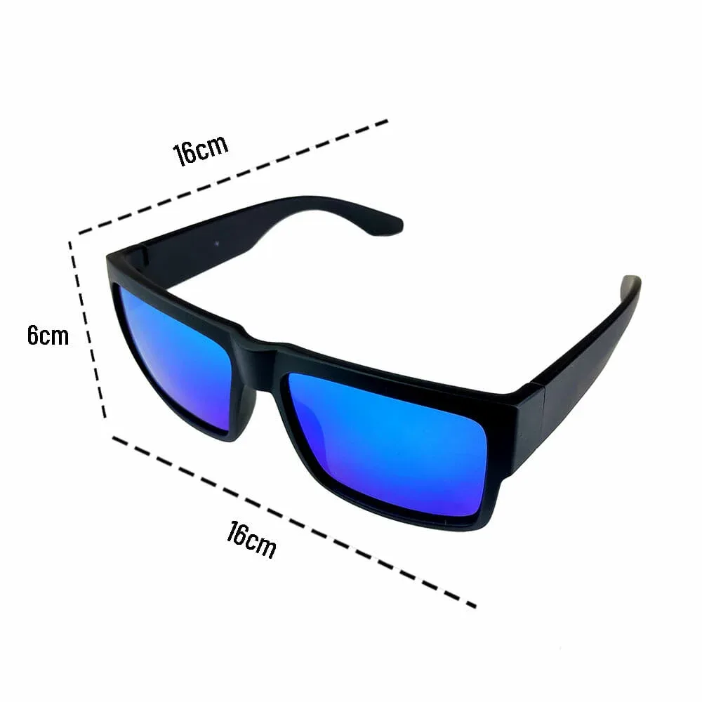 1pza Gafas cuadradas para sol, variedad de colores / 3071-4f