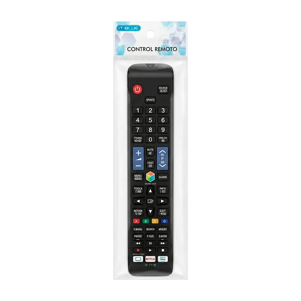 Control remoto universal con botones de acceso rápido para smart tv / smart hub