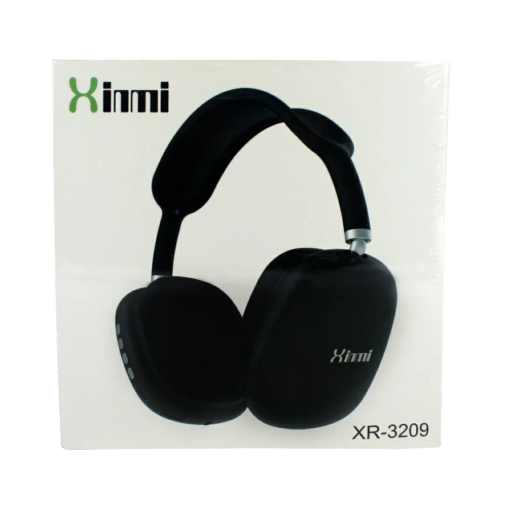 Audífonos de diadema, inalámbricos xinmi, bicolor ajustables, variedad de funciones / xr-3209