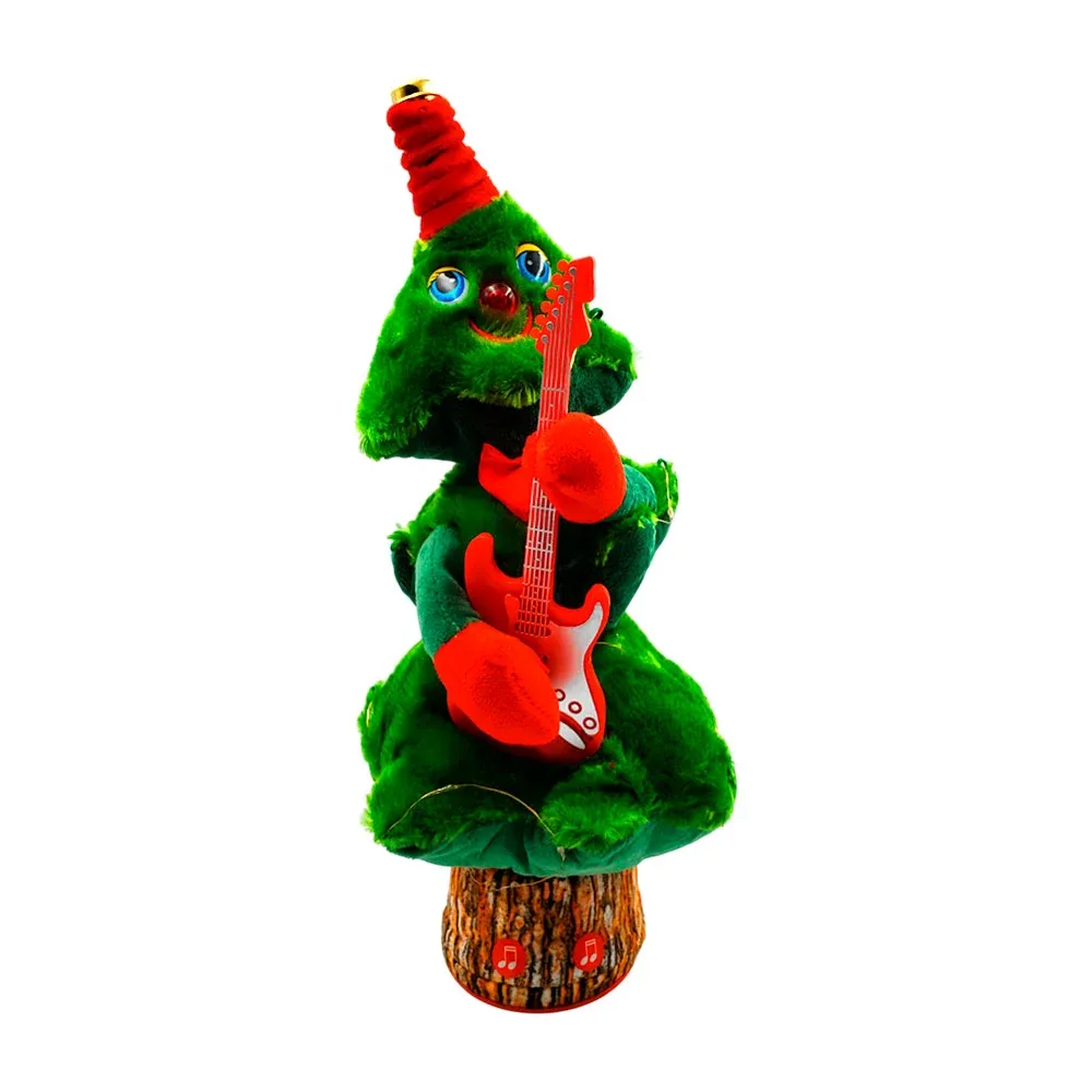 1pza Árbol decorativo bailarín, con bocinas, iluminación led y mini guitarra
