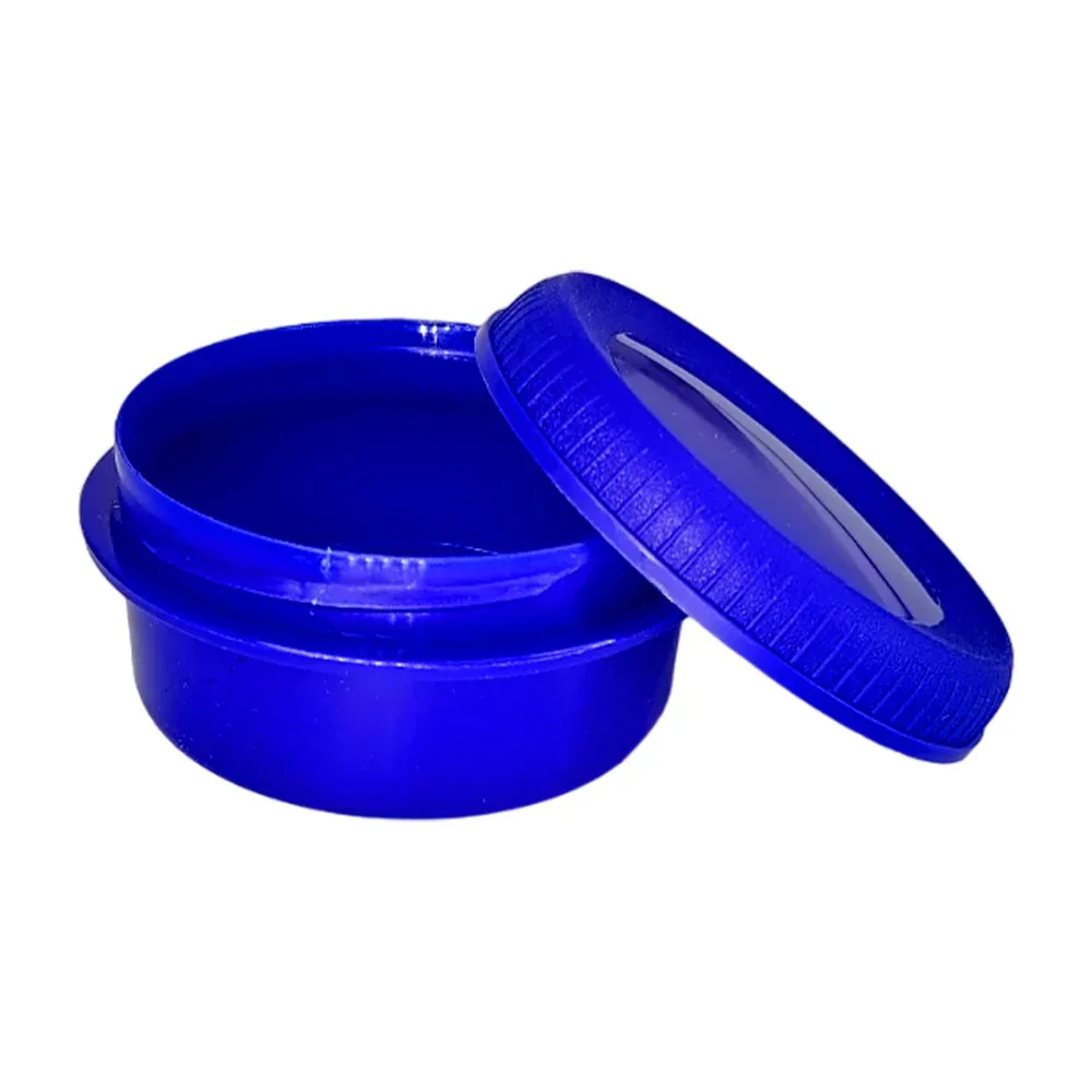 Paquete con 8 mini tuppers para almacenar condimentos, 80ml, 7.2x7.2x3.5cm, variedad de colores / 16752