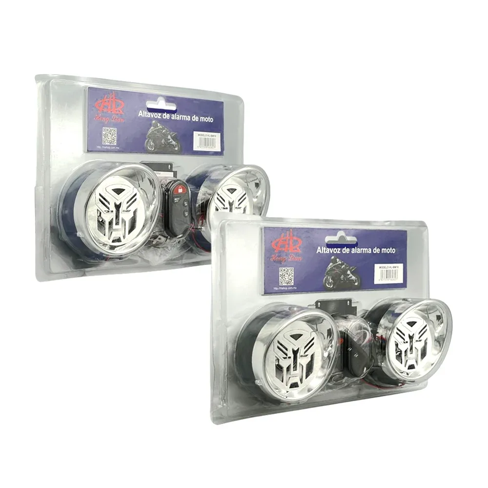 Altavoz / alarma con bocina para motocicleta + diseño de robot transformer / hl-bm18