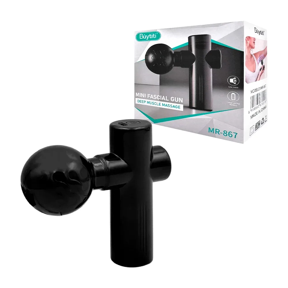 Mini pistola masajeadora facial buytiti con 3 niveles de masaje / mr-867