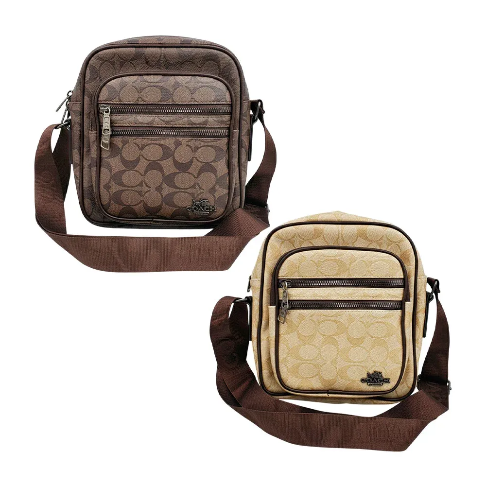 Bolsa con 5 compartimentos - cierres plateados para dama, varios colores / l-16