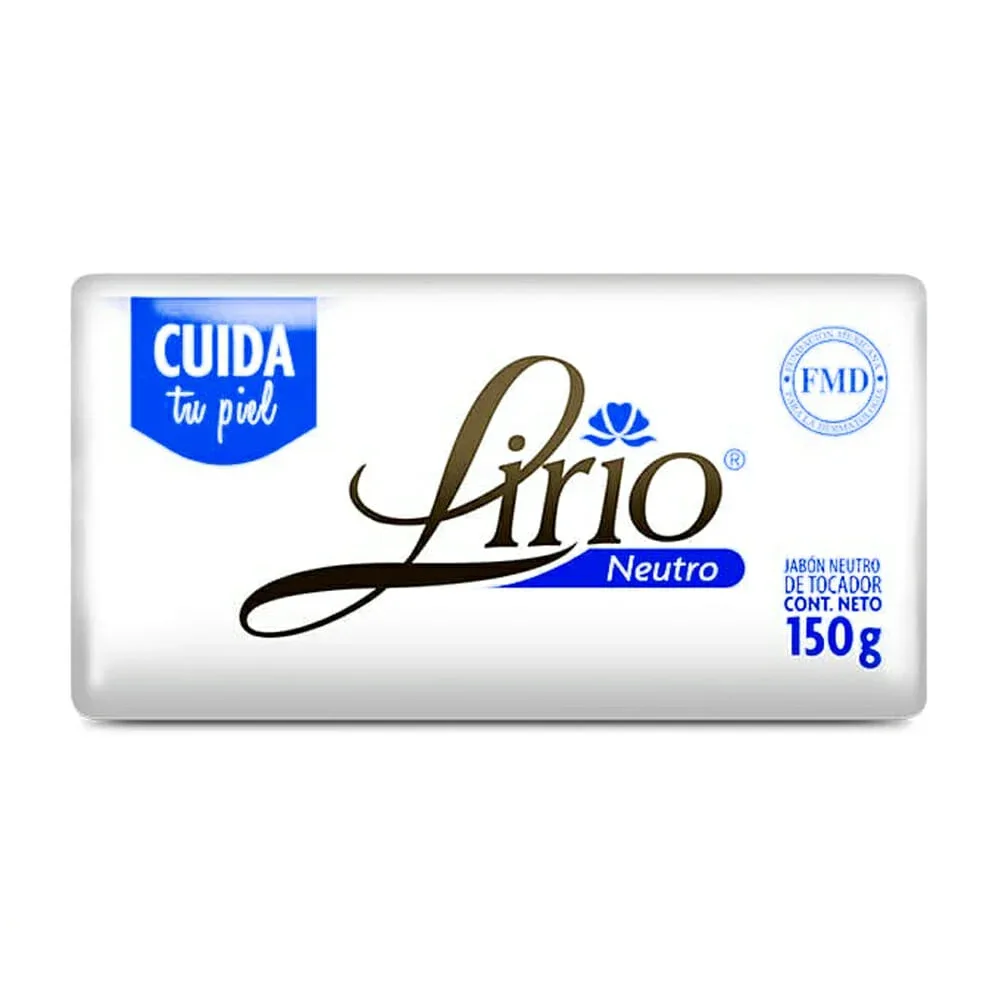 Barra de jabón lirio neutro, 150g / 9083m / 006097