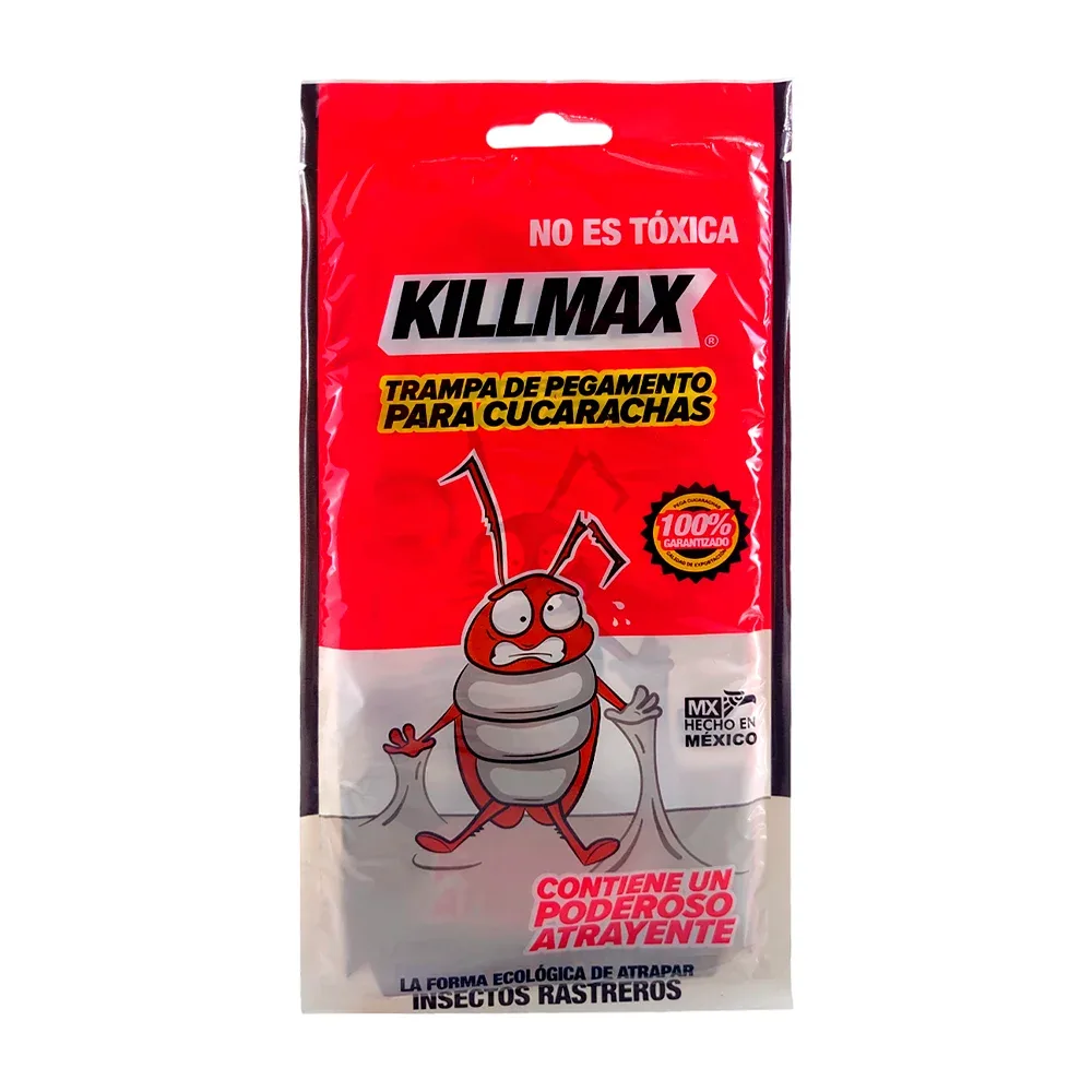 Paquete con trampa de pegamento para cucarachas killmax / k220