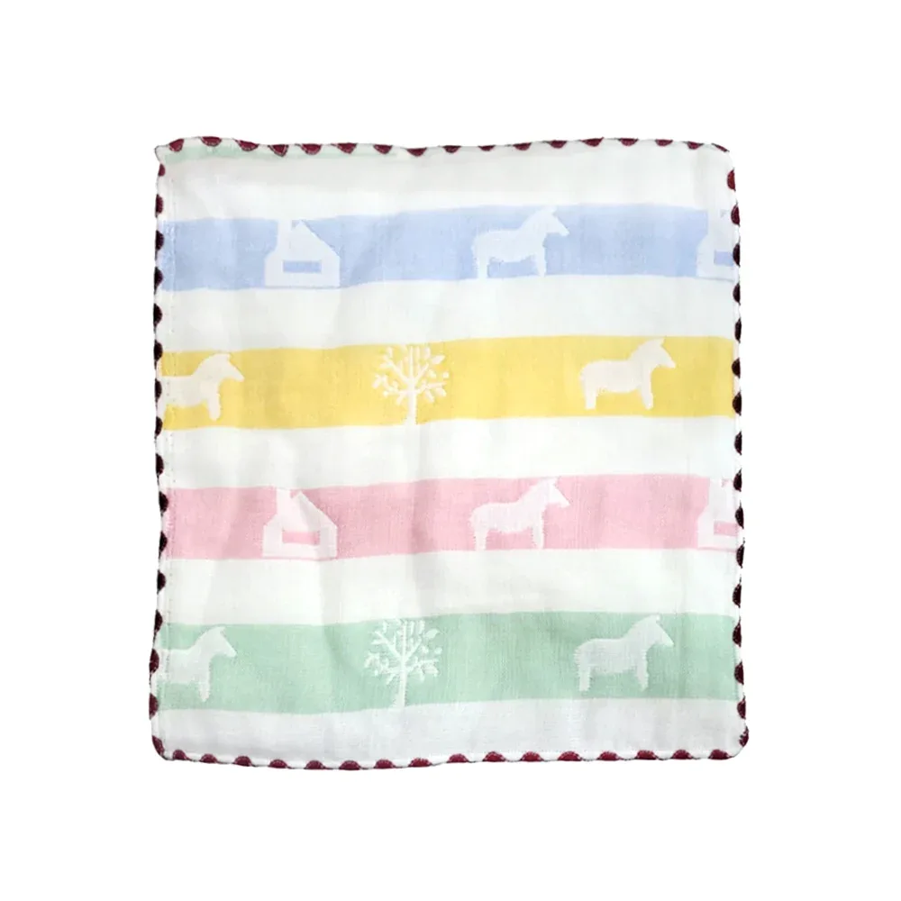 Trapo cuadrado de cocina multifuncional de algodón con diseño bordado multicolor, 29x29cm, variedad de modelos / 100%cotton / 23-sj-002