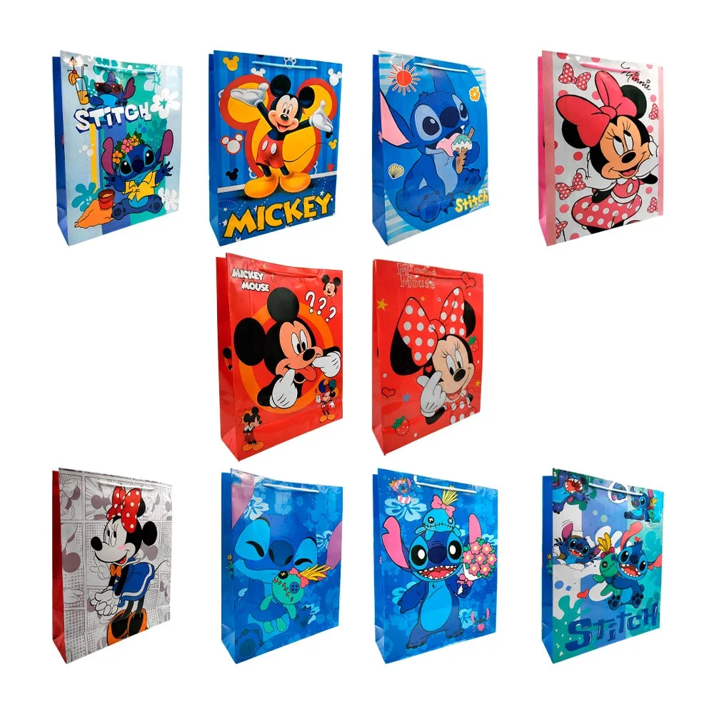 Bolsa de regalo con diseño de personajes, 32x40x10cm, variedad de modelos
