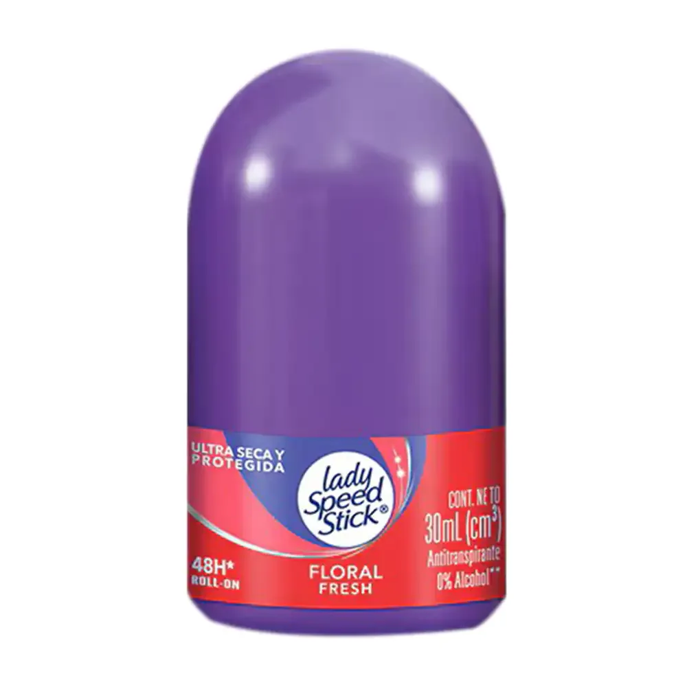 1pz mini antitranspirante lady speed stick roll on aroma floral fresh, 30ml / 6492