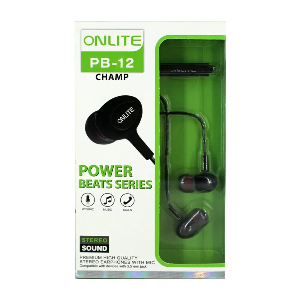 Audífonos alámbricos manos libres con sonido stereo, variedad de colores / pb-13 / pb-12