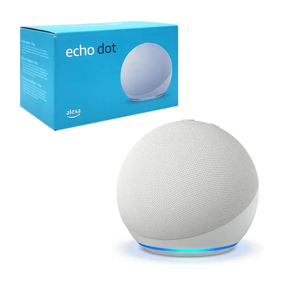 Bocina amazon alexa echo dot 5th generación color blanco glaciar / 0802-0376