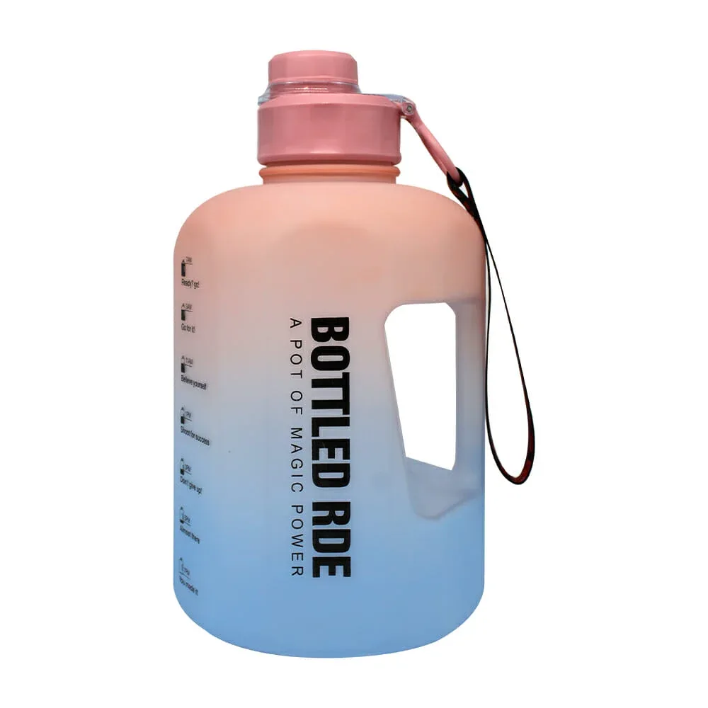 Botella motivacional con diseño hexagonal, variedad de colores  2.200l / 1681557 / bz-180