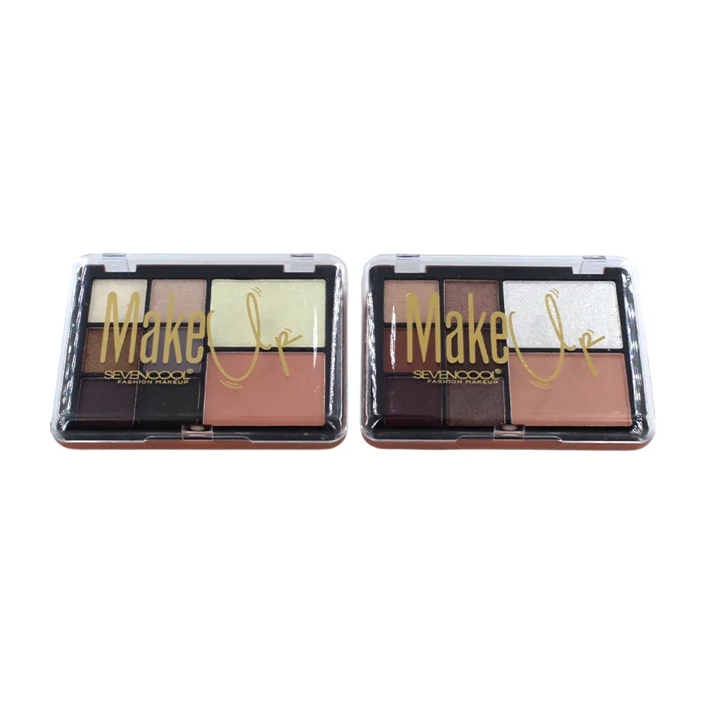 1pza Paleta de sombras para ojos con 8 tonos, variedad de colores / makeup sevencool / ln56-a54