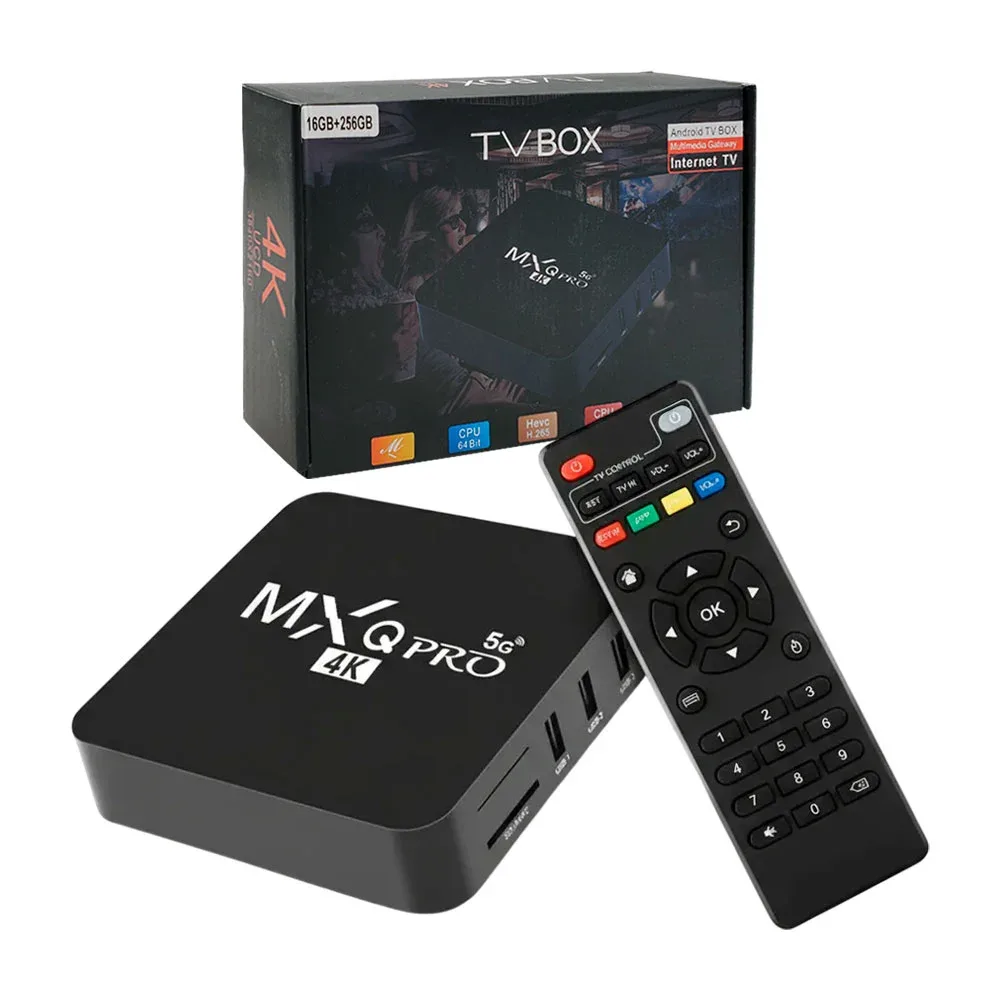 Tv box compatible con Android 8 con 16gb + 256gb, 4k / D22229