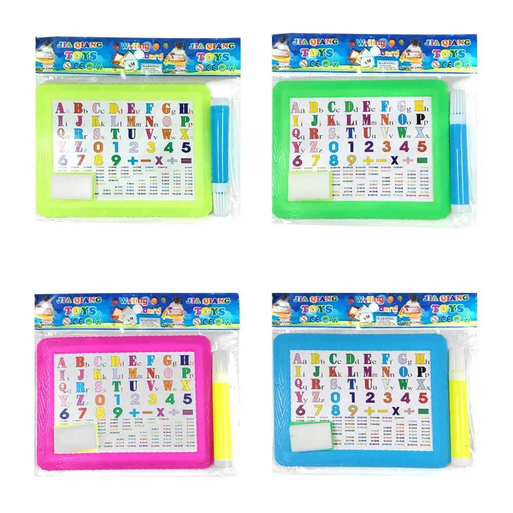 Mini pizarrón didáctico para escribir, con mini marcador y borrador, variedad
