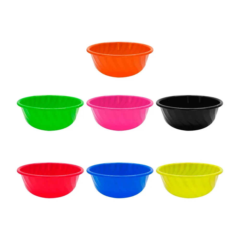 Palangana circular pequeño con relieves, variedad de colores / palangana caramelito mini