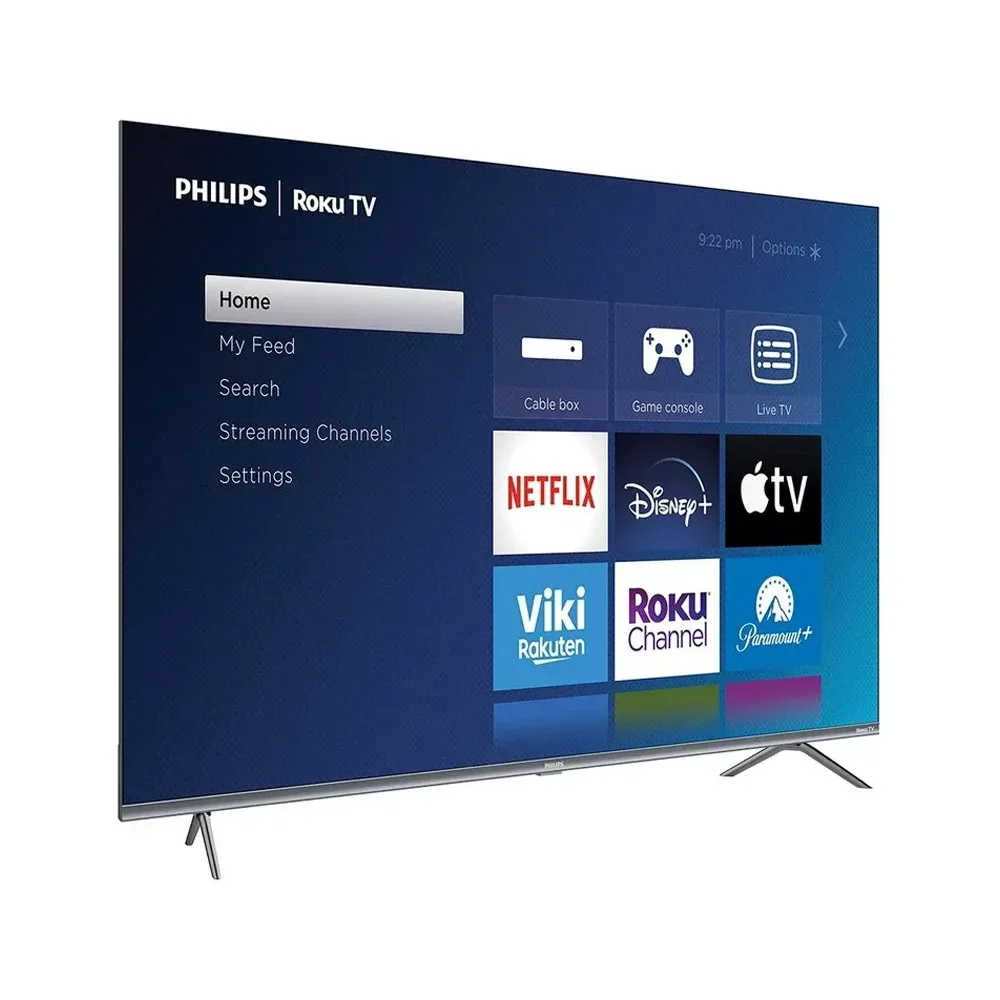 Pantalla smart tv philips de 50 pulgadas, 4K ultra HD con roku tv / serie 4756