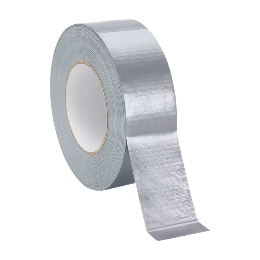 Cinta gris de alta resistencia, 4.8cmx8m con malla textil