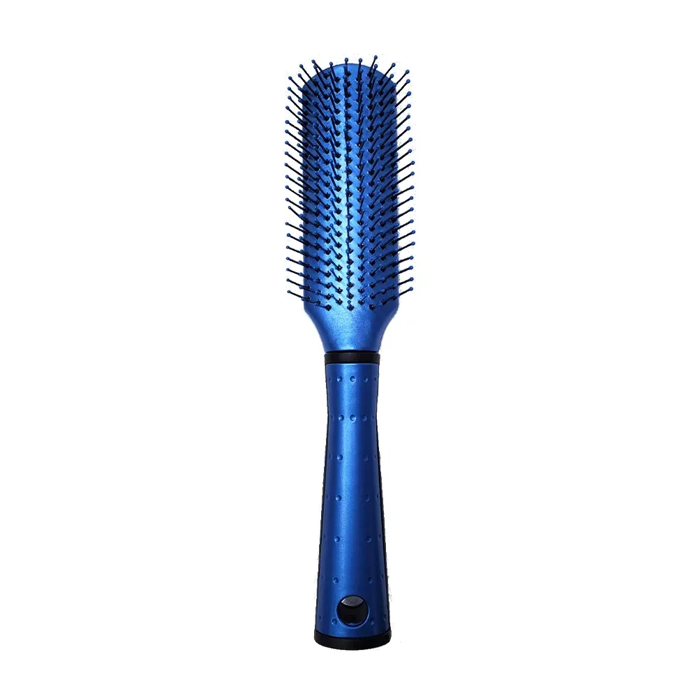 Cepillo de plástico rectangular con puntos para el cabello, variedad de colores / a346