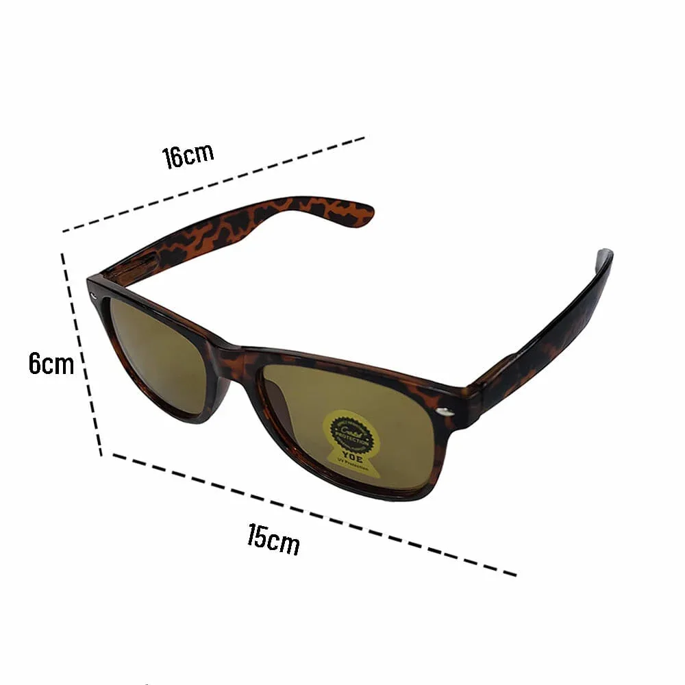 1pza Lentes de sol con diseño animal print 3001-3b-cf