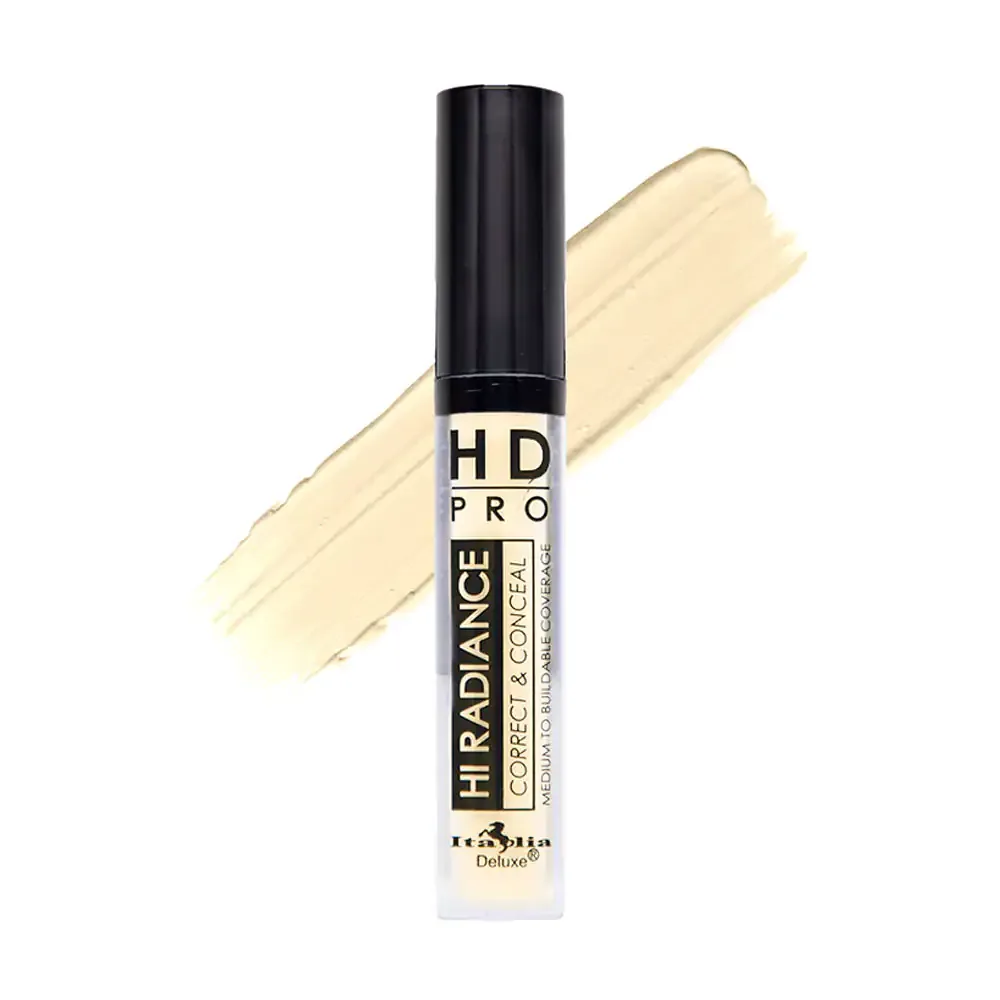 1pz corrector liquido italia deluxe en tono amarillo claro, 3.5ml / 885b-2b