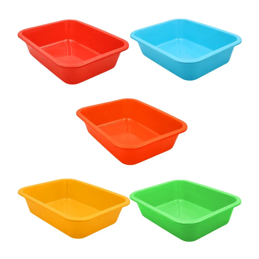Palangana rectangular grande de plástico #3 / caja para verdura, variedad