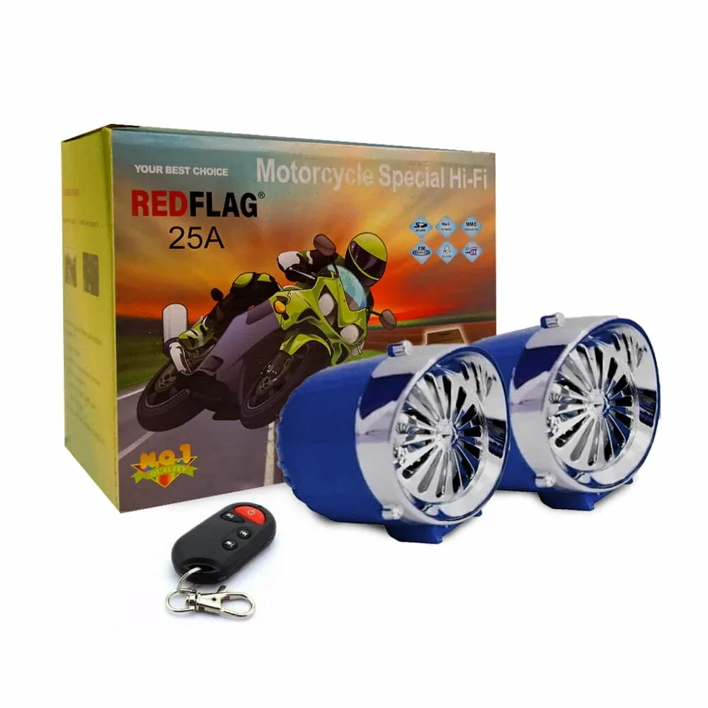 Alarma / bocina adaptable a motocicleta, variedad de colores / 25a