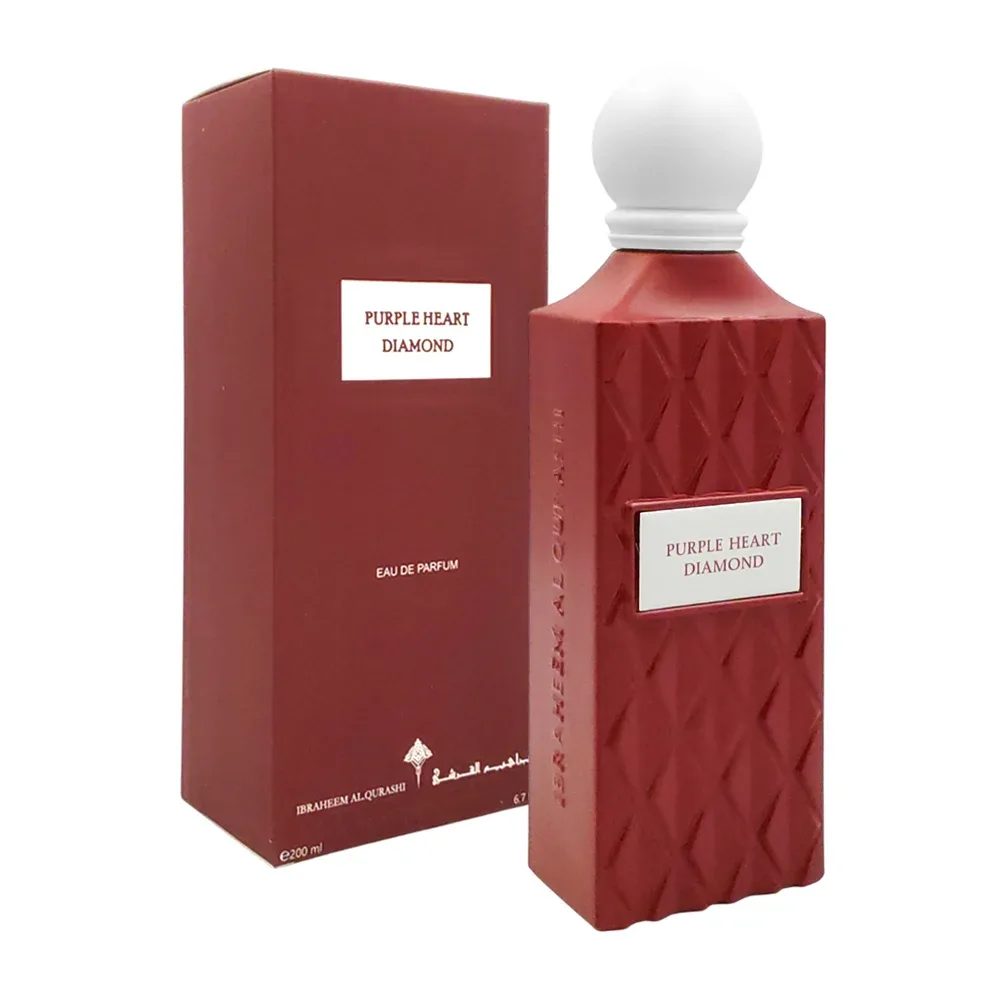 Perfume purple heart diamond, fragancia para caballero en spray, 200ml / 283277