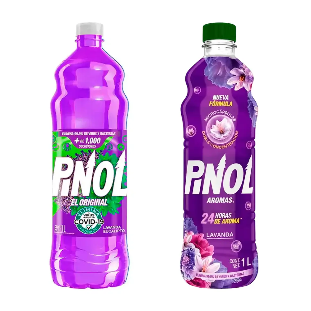 Limpiador pinol aromas de 1l, fragancia lavanda