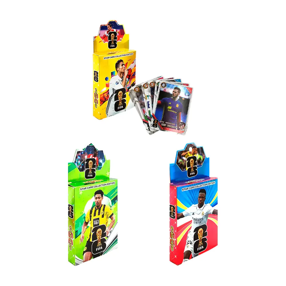 Paquete con 32 cartas de combate diseño holográfico, variedad / star card / 8001