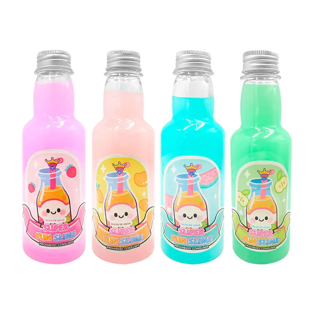 1pz botella de slime falso de agua, super acuoso, variedad de colores / h-1963