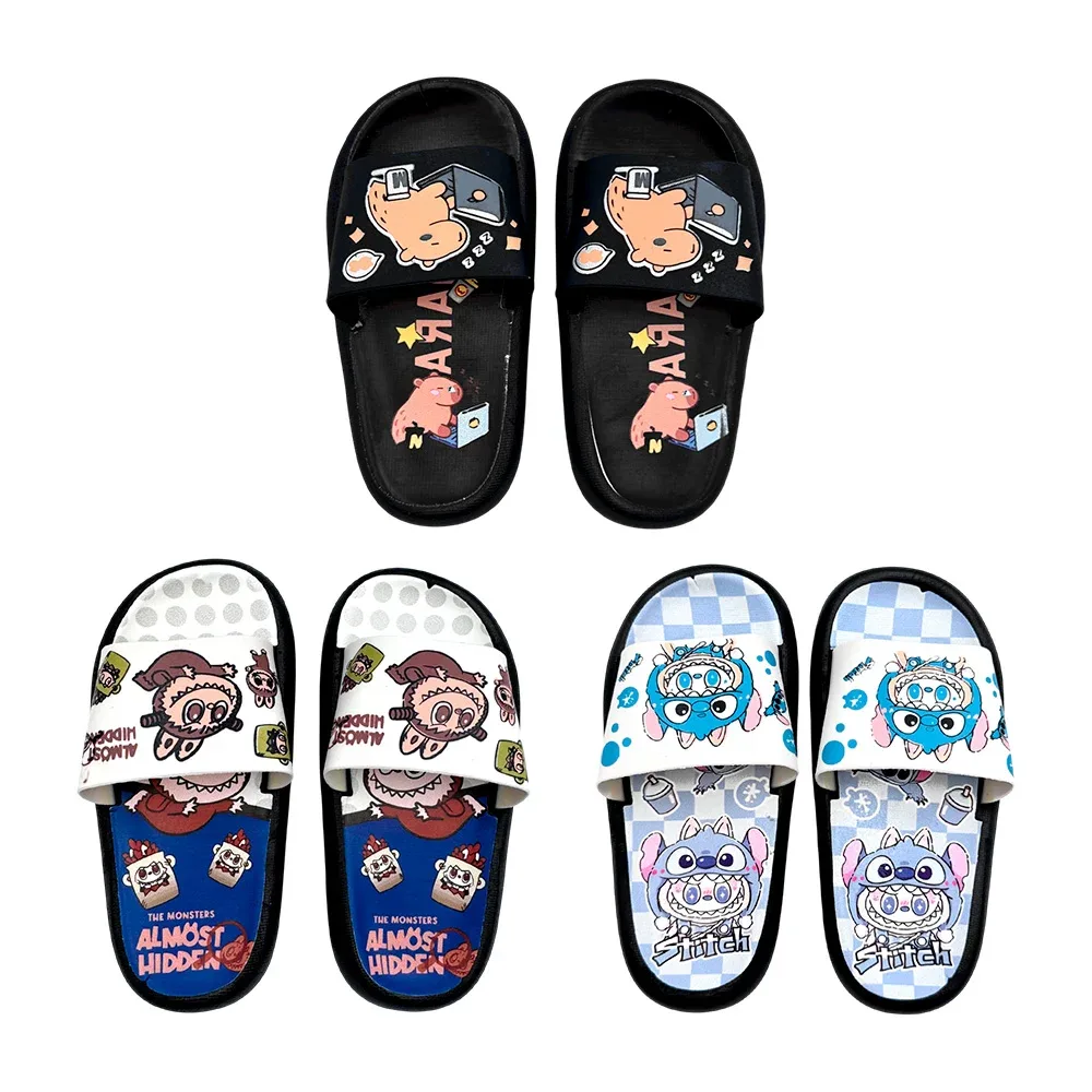 Sandalias infantil de plástico talla 24-25, estampado de personajes animados