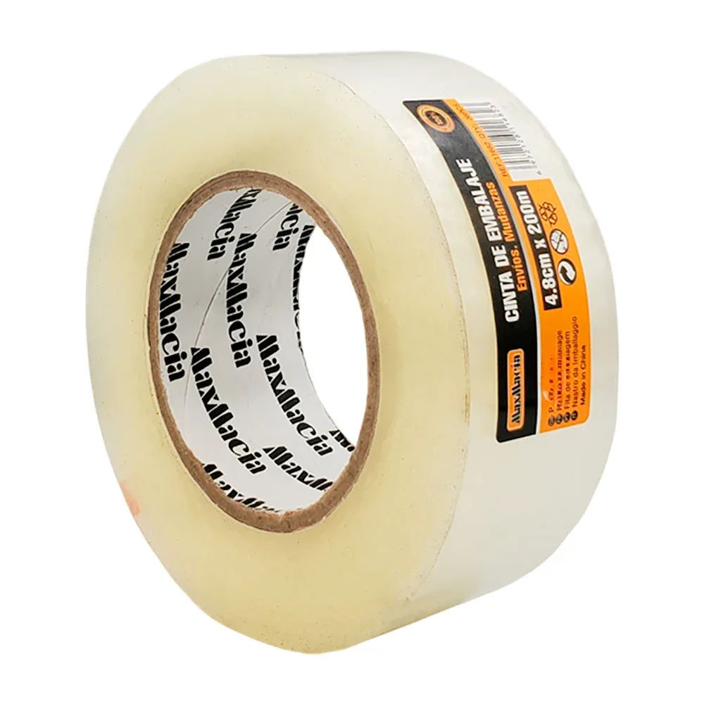 1pz cinta de embalaje maxmacia, transparente de 4.8.cmx200m / 11682 / 11682.c