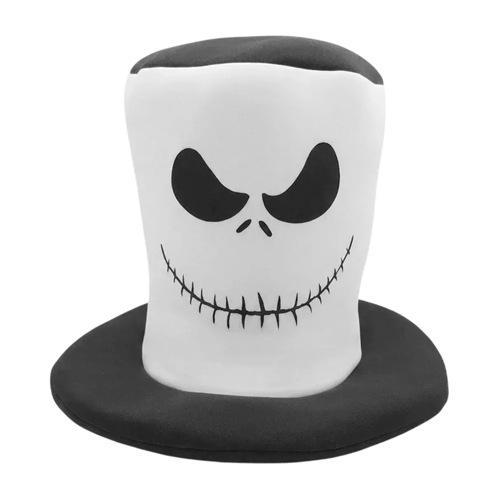 1pza Sombrero grande para fiesta con estampado de jack skellington / sbr.jack.g