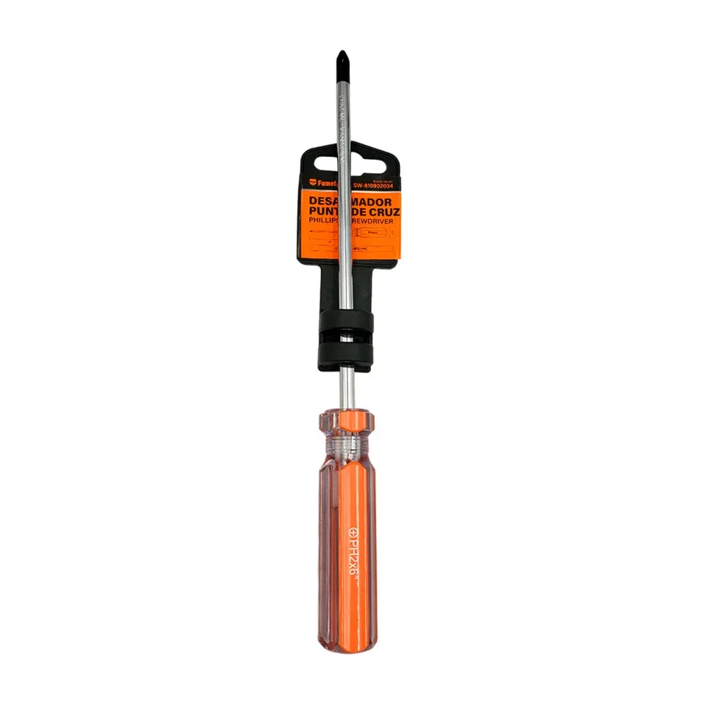 Desarmador fumetax de 6 pulgadas con punta de cruz / ph2x6 / sw-810902034