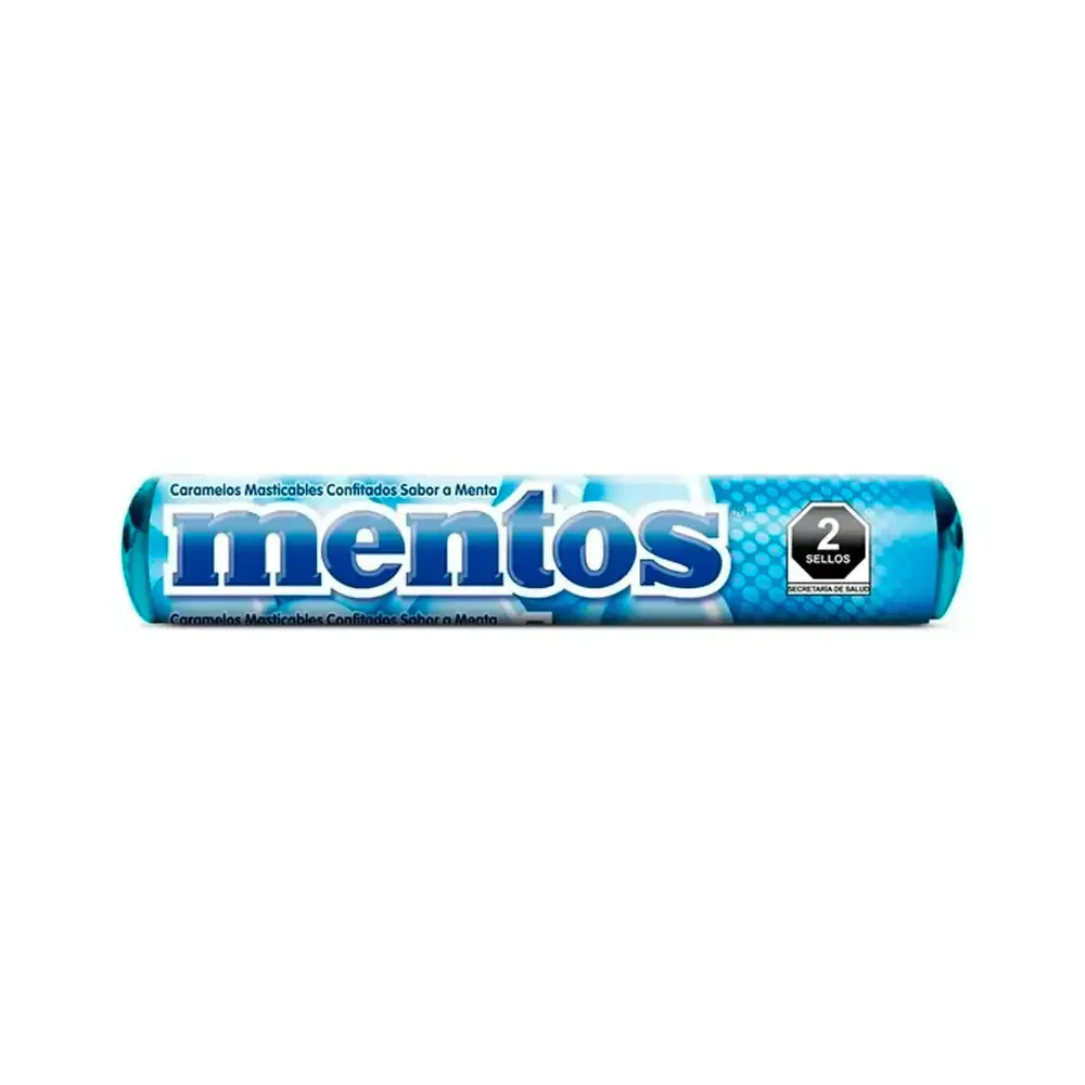 Paquete mentos con caramelos masticables sabor menta de 29.04g