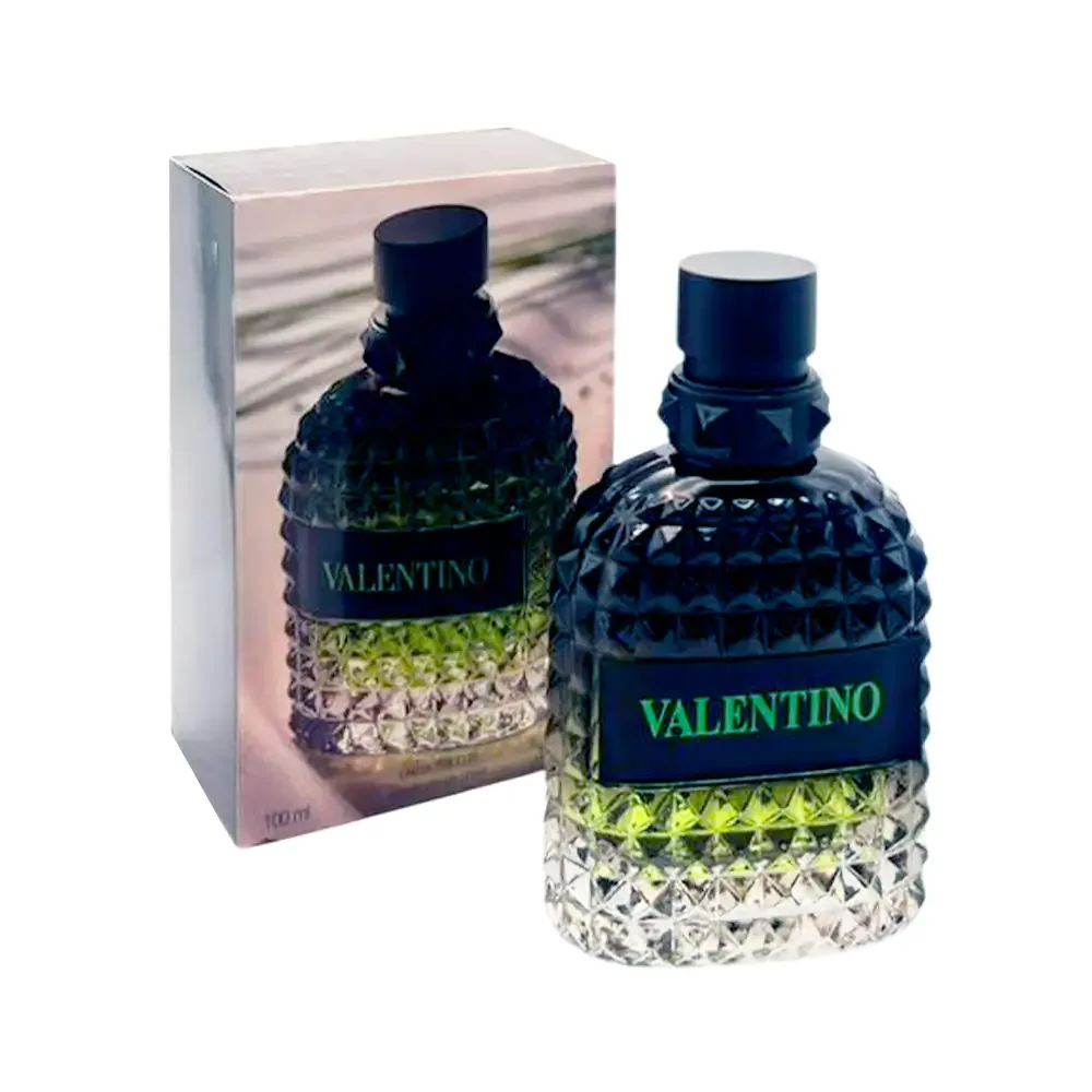 Perfume valentino born in roma green stravaganza en spray para hombre, 100ml
