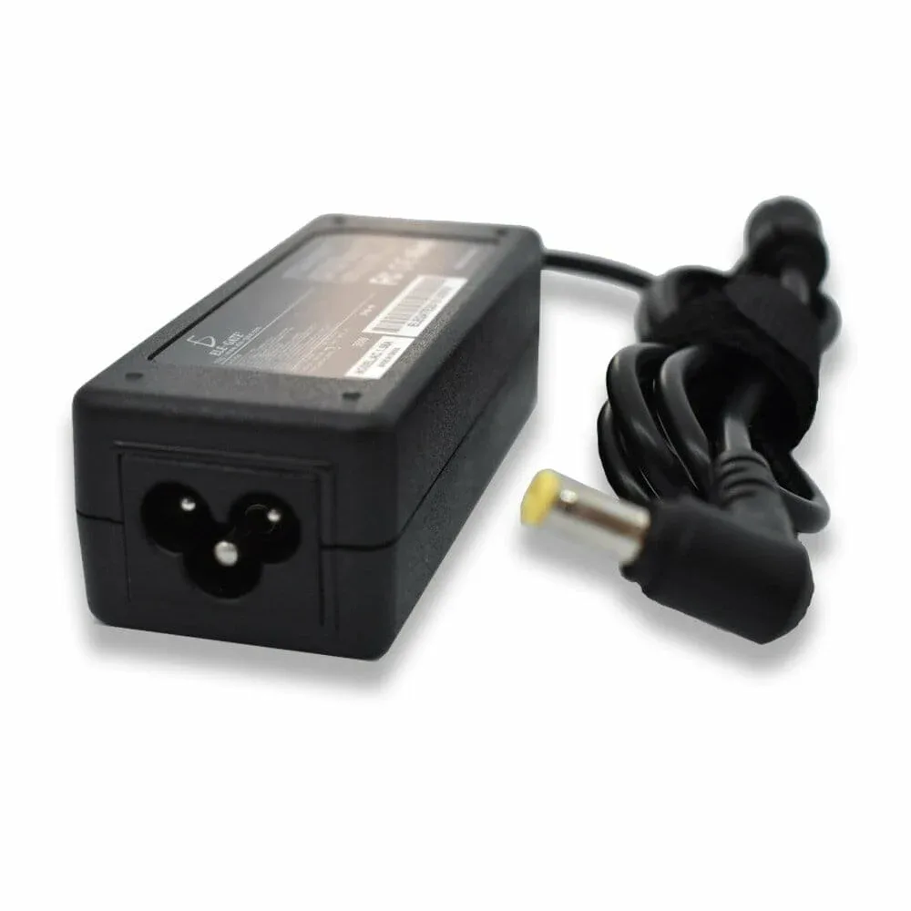 Cargador de punta amarilla para laptop, compatible con Acer mini aspire one zg5 30w / ac.1.58a