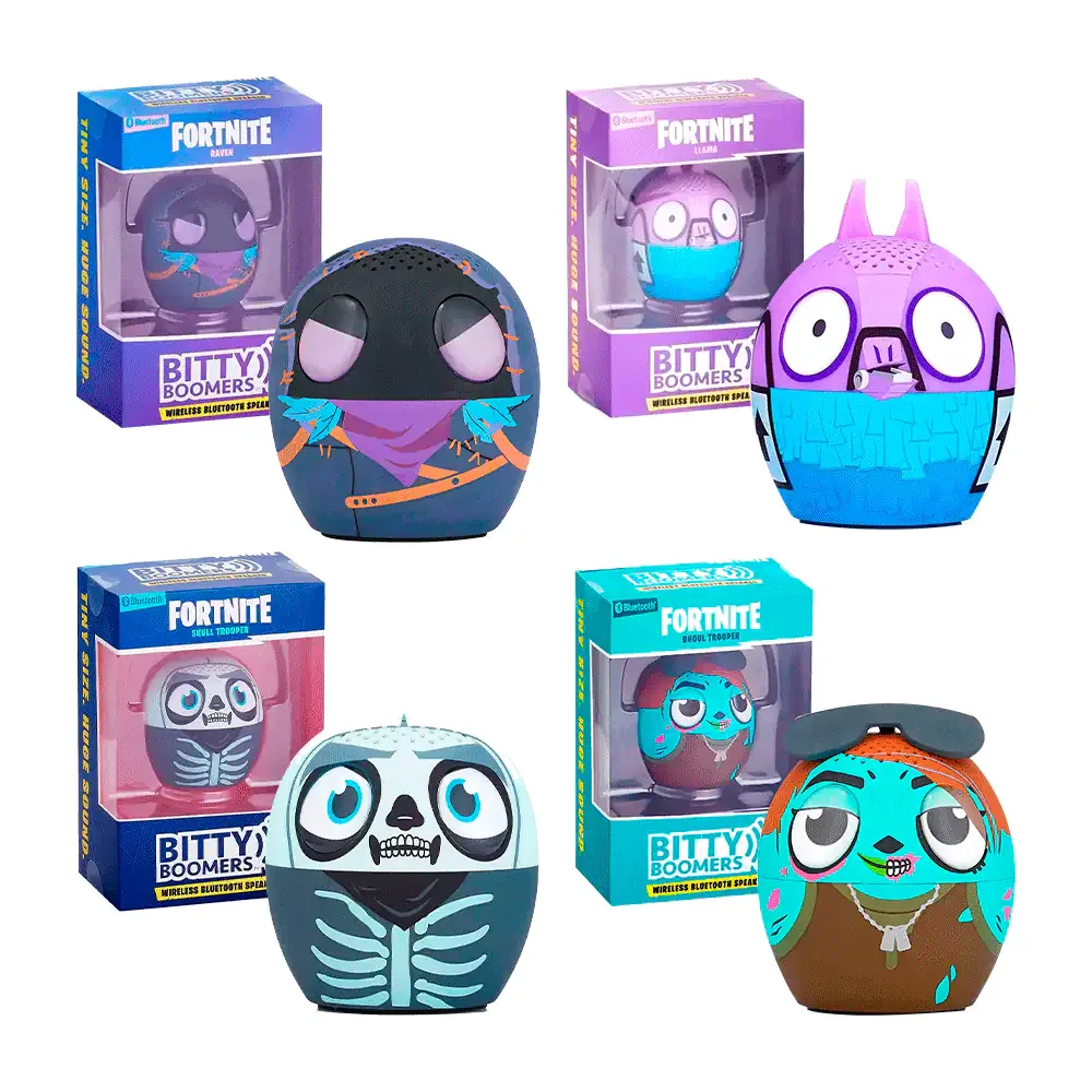 1pz mini bocina inalámbrica con temática de los personajes de fornite, variedad