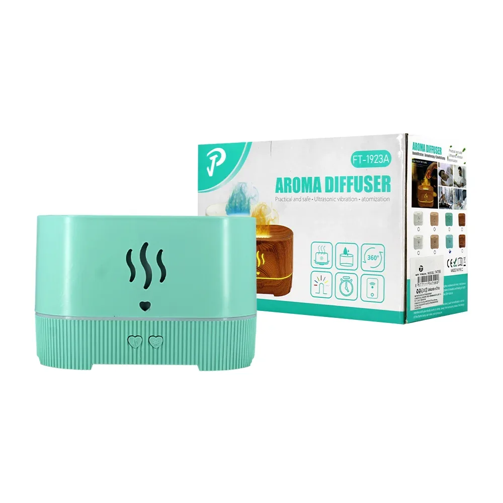 Humidificador recargable con vibración ultrasónica, atomización y luz de colores / aroma diffuser / ft-1923a