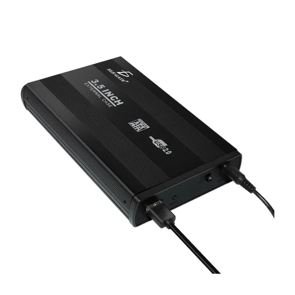 Gabinete case disco duro sata 3.5 usb externo 2.0