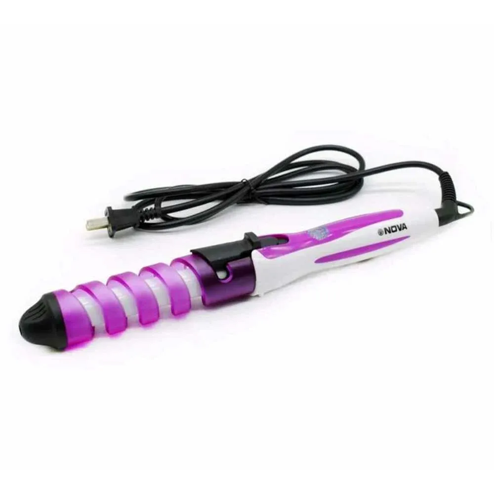Plancha rizador de cabello nova nhc-5322/10059
