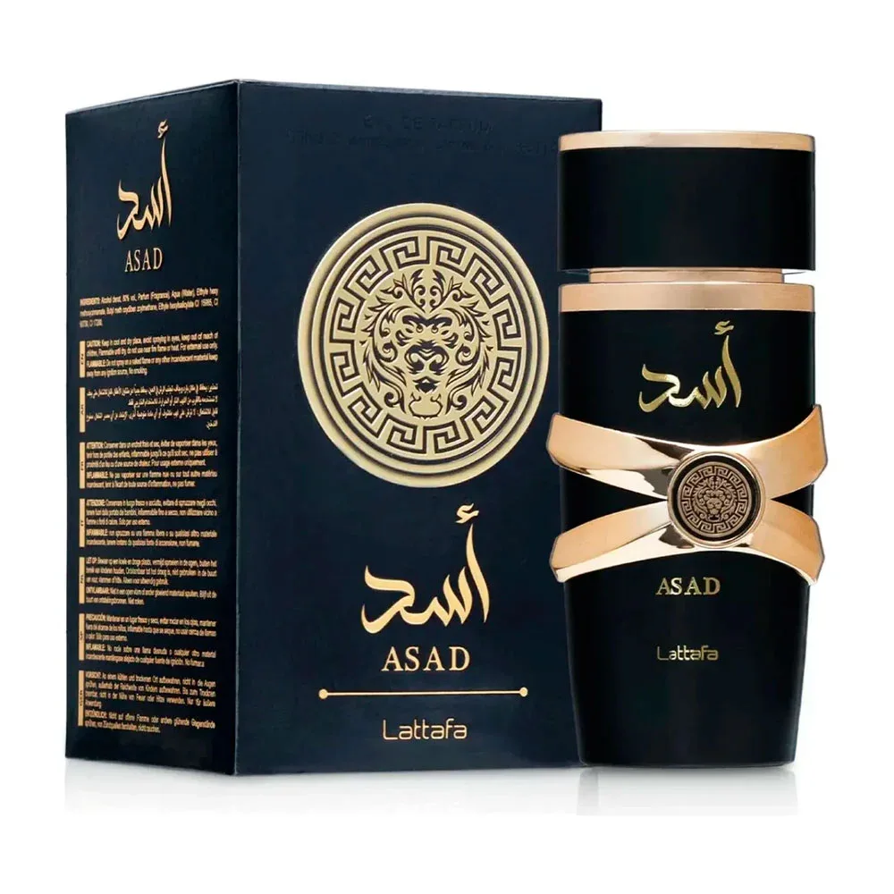 Perfume asad lattafa en spray con fragancia para hombre, 30ml / 35411
