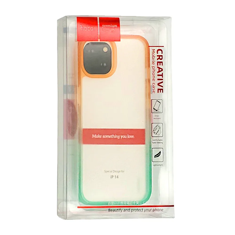 Funda protectora para iphone 14 de plástico rígido bicolor, variedad de colores / beautify and protect your phone / 621779 / creative case