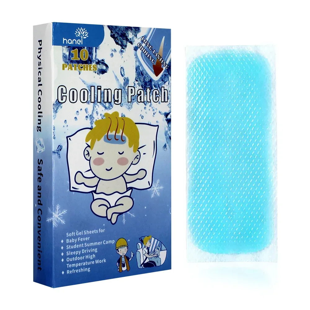 Paquete con 10 parches para enfriamiento en gel para refrescar, cooling patch / 80587