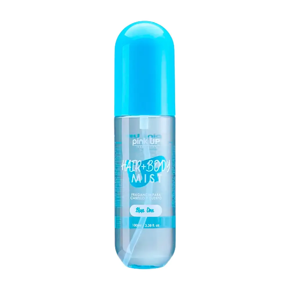 Perfume pink up para el cuerpo y cabello aroma blue one, 100ml / pksk55