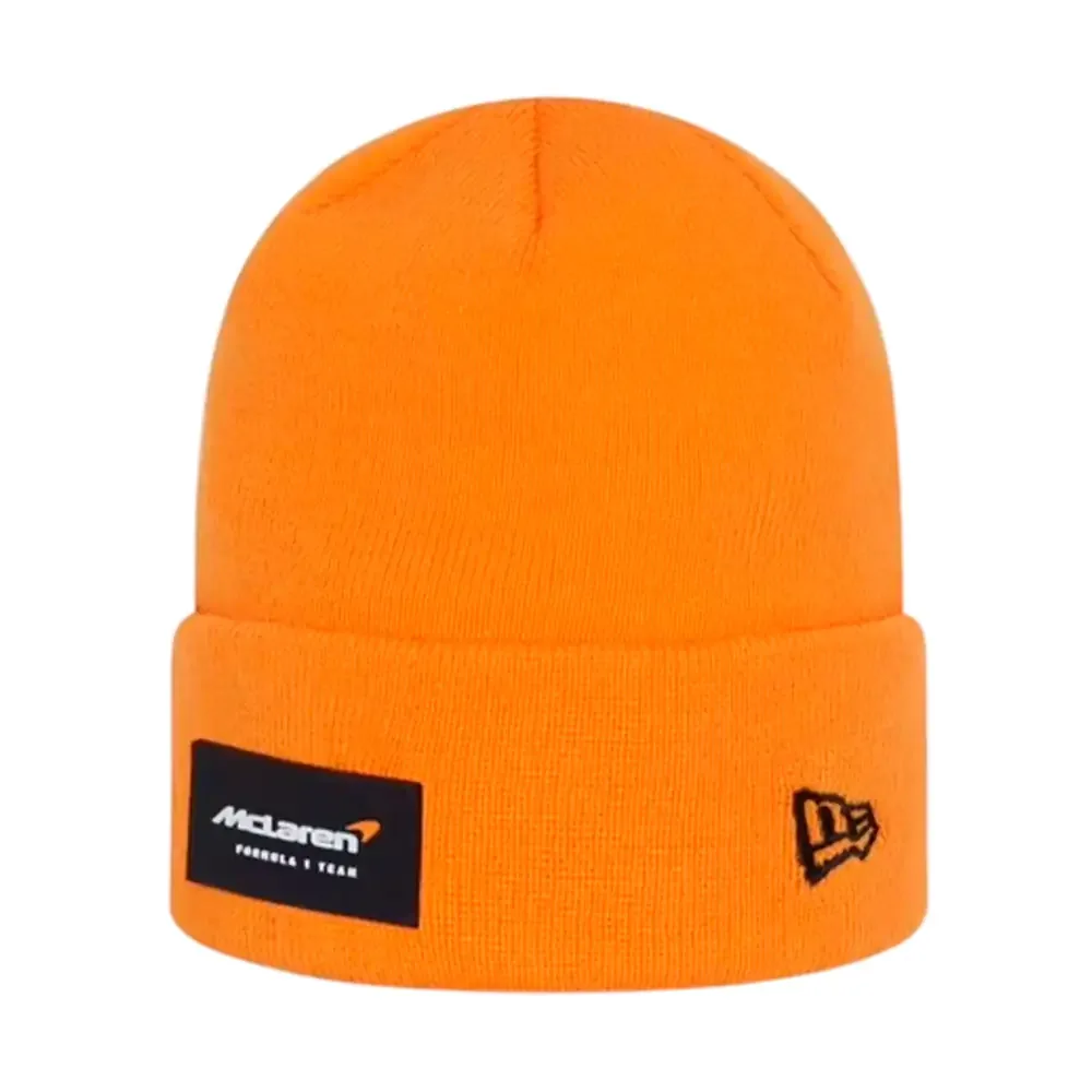 Gorro invernal tejido new era original sin pompóm y diseño de marca, variedad