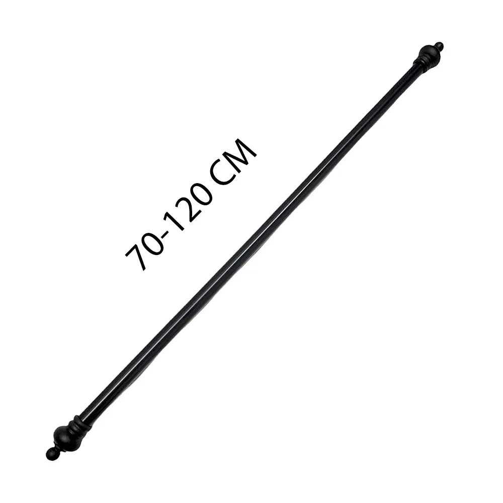 Barra / cortinero de plástico con accesorios, 70-120cm / decorative rod / ro-341591