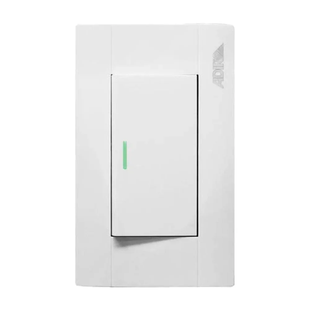 Placa de pared, con interruptor apagador sencillo / línea toscana / adir premium / 4091